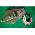 Steel Cable Sheaves Double Pulley Snatch Block